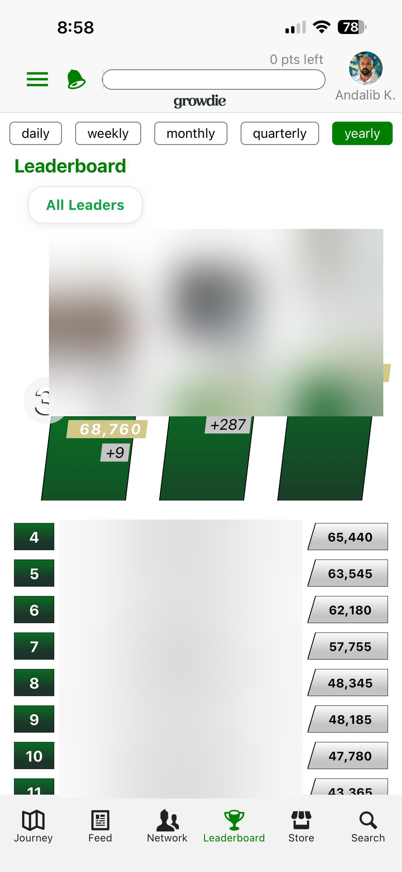 Leaderboard