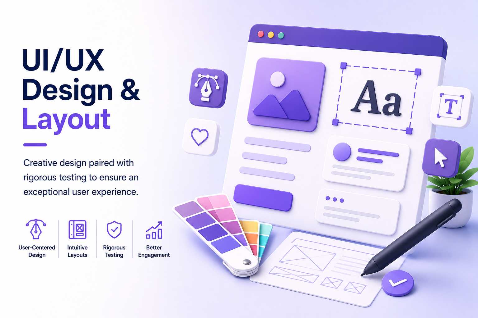 UI/UX Design & Layout