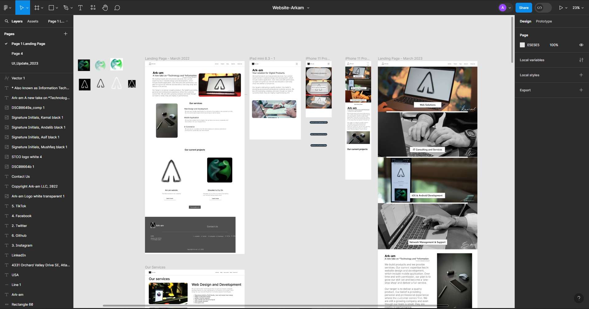 UI/UX Design & Layout